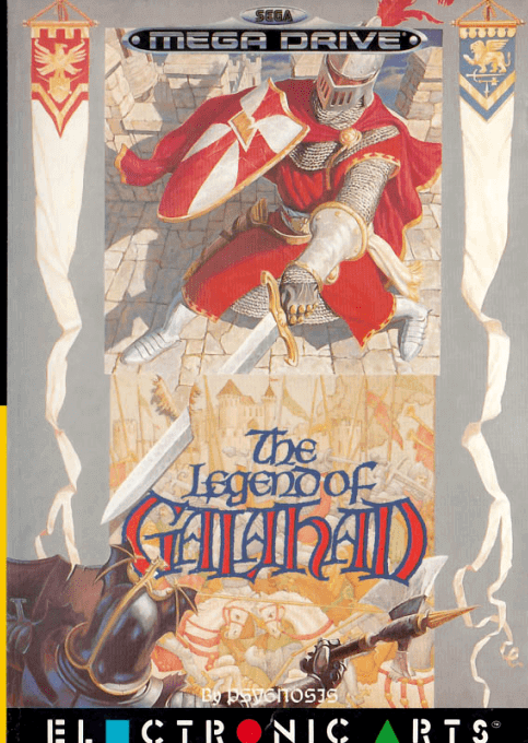 The Legend of Galahad box art for Sega Mega Drive